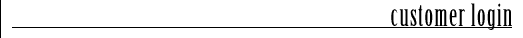 Customer Login