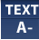 decrease font size
