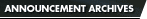 Announcements