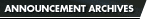 Announcements
