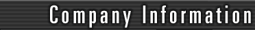 Company Information