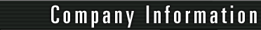 Company Information