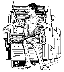 Printer Line Art