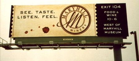 Maryhill Winery Billboard