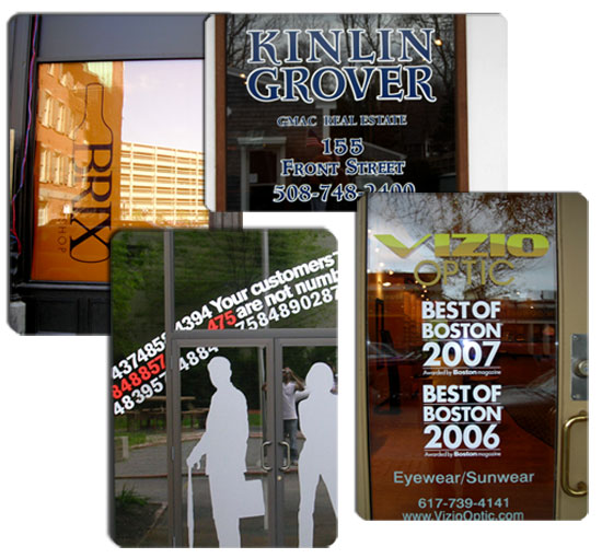 VINYL LETTERING - WINDOWS