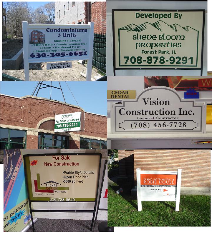Real Estate and Site Signs