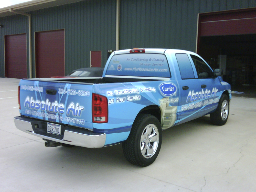 Absolute Air - Dodge Pickup Wrap