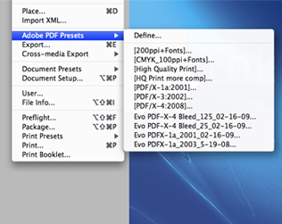 PDF Menu