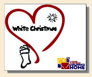 White Christmas Labels