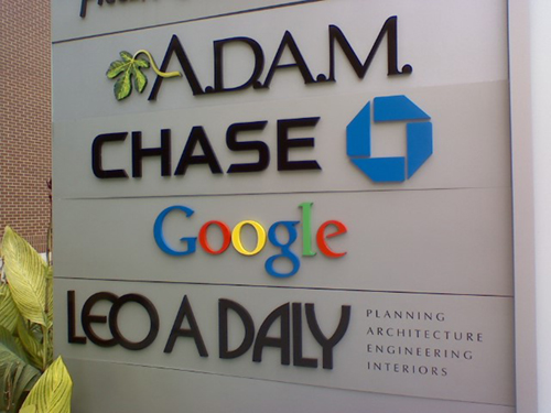 Painted Aluminum Logos