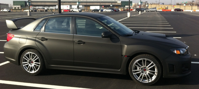 2011 WTX STI Matte Black