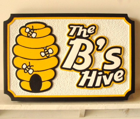 O24143 - Bee Hive HDU Farm Sign