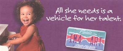 Arts License Plate Grants