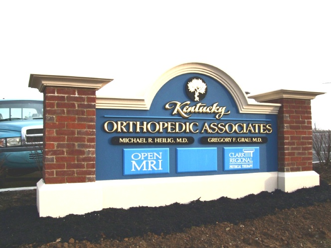 B11000 - Large Monument Sign for Orthopedic Surgeon Practice