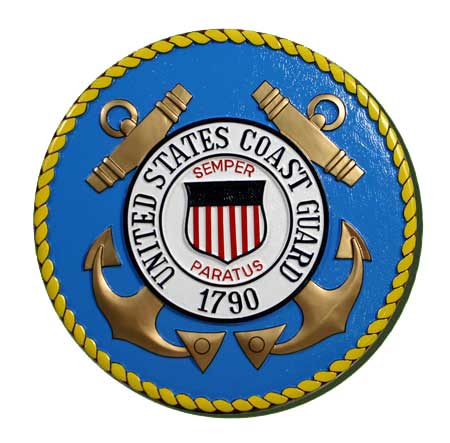 V31904 - US Coast Guard Seal Wall Plaque