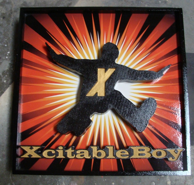 N23090 - Xcitable Boy Plaque