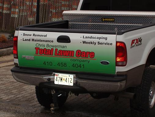 Custom Truck Lettering and Wraps