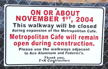 Traffic and Property Restriction Signs