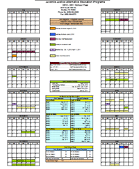 School Calendar 2011-2012
