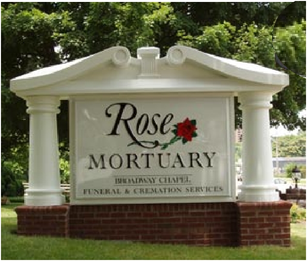 M6742 - Custom Funeral Home & Mortuary Sign