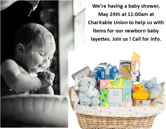 Baby Shower May 24th!