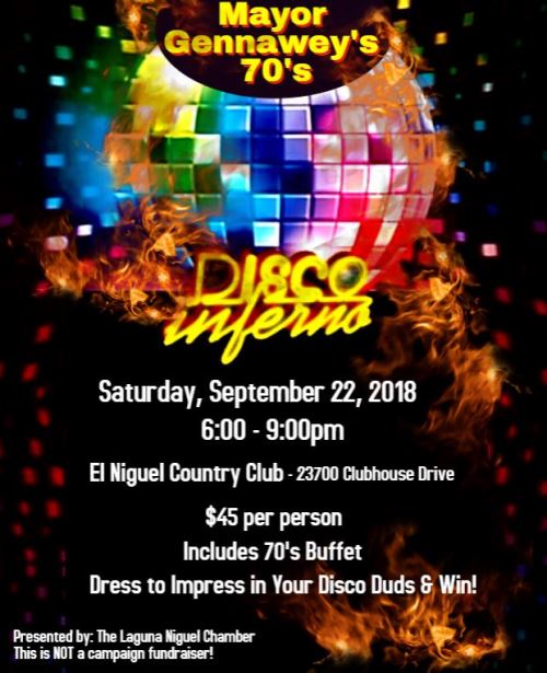 Mayor's 70's Disco Inferno