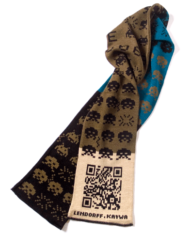 QR Codes can even be printed onto fabric and be readable!!
