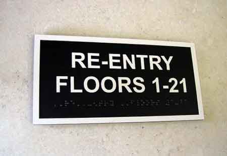 Aahs Signs And Graphics ADA-braille-sign with border