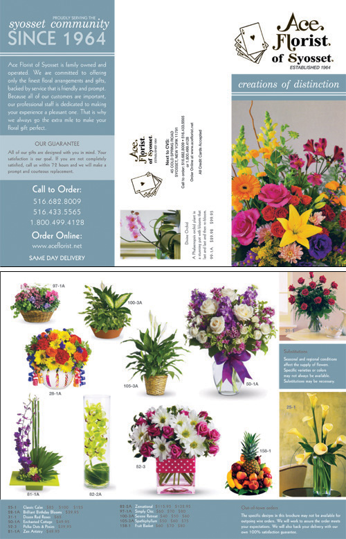 Ace Florist Brochure