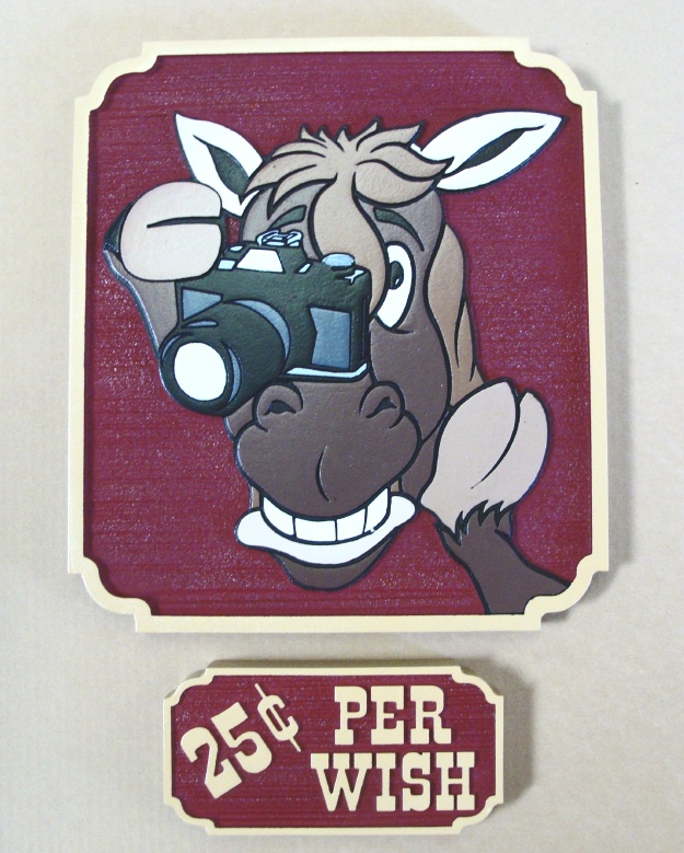 O24133 - Horse with a Camera Sign