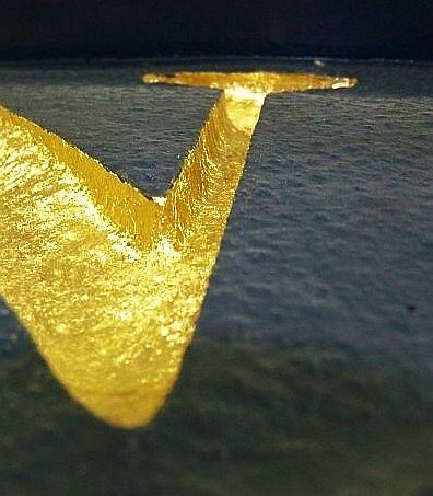 Gold Leaf Lettering