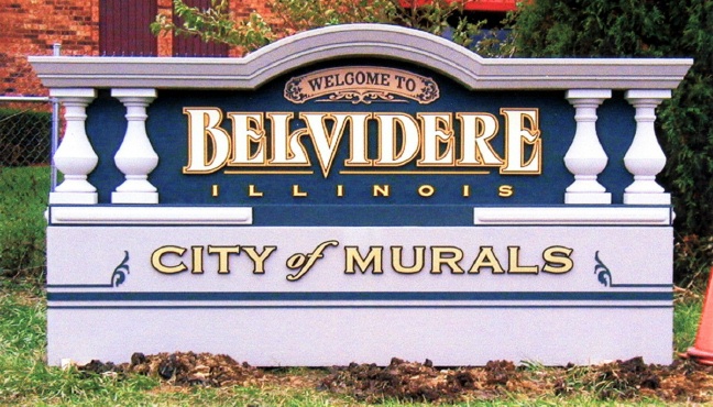 F15010 - Welcome to Our City Monument Sign
