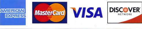 We Accept All Credit Cards