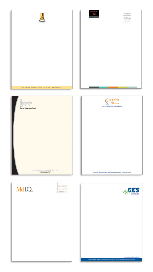 Letterheads