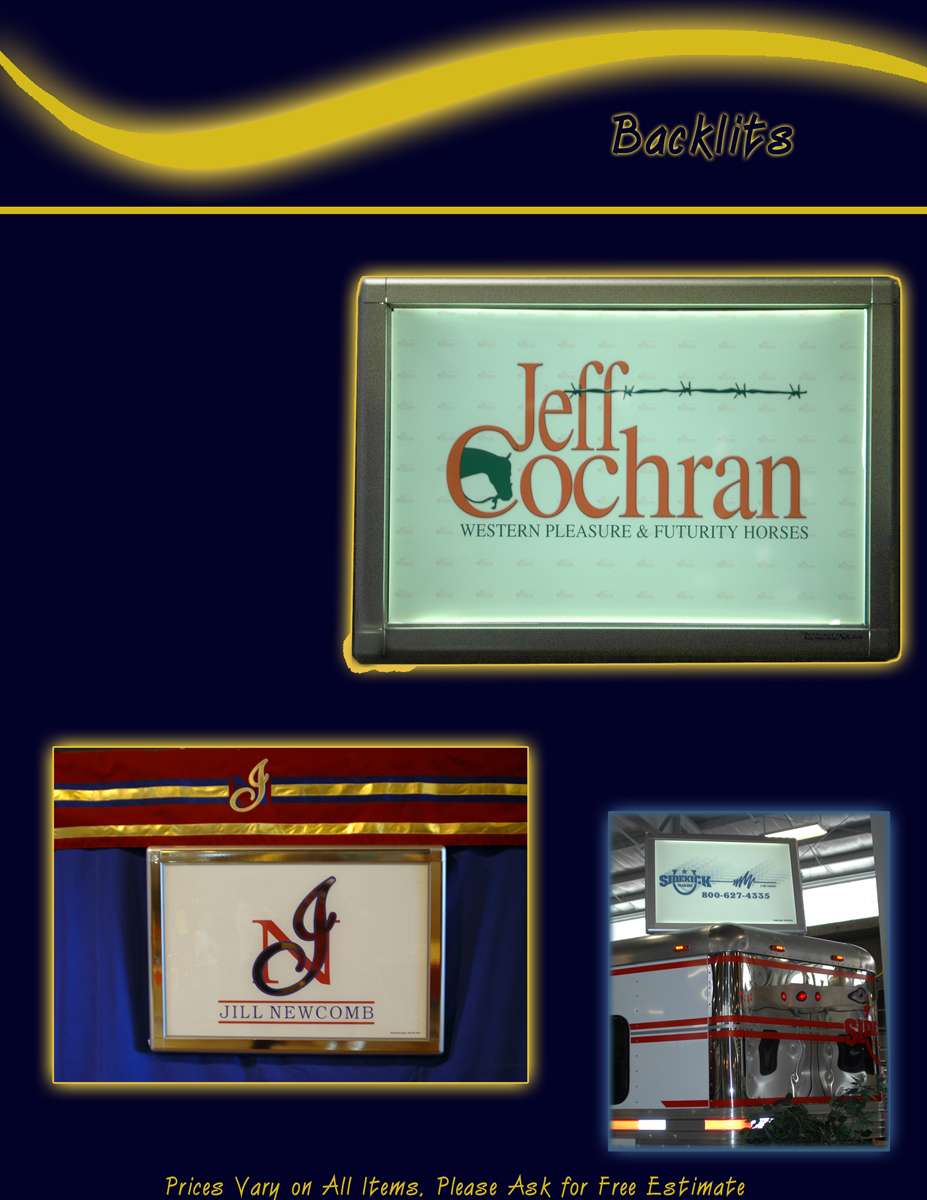 Backlit Signs