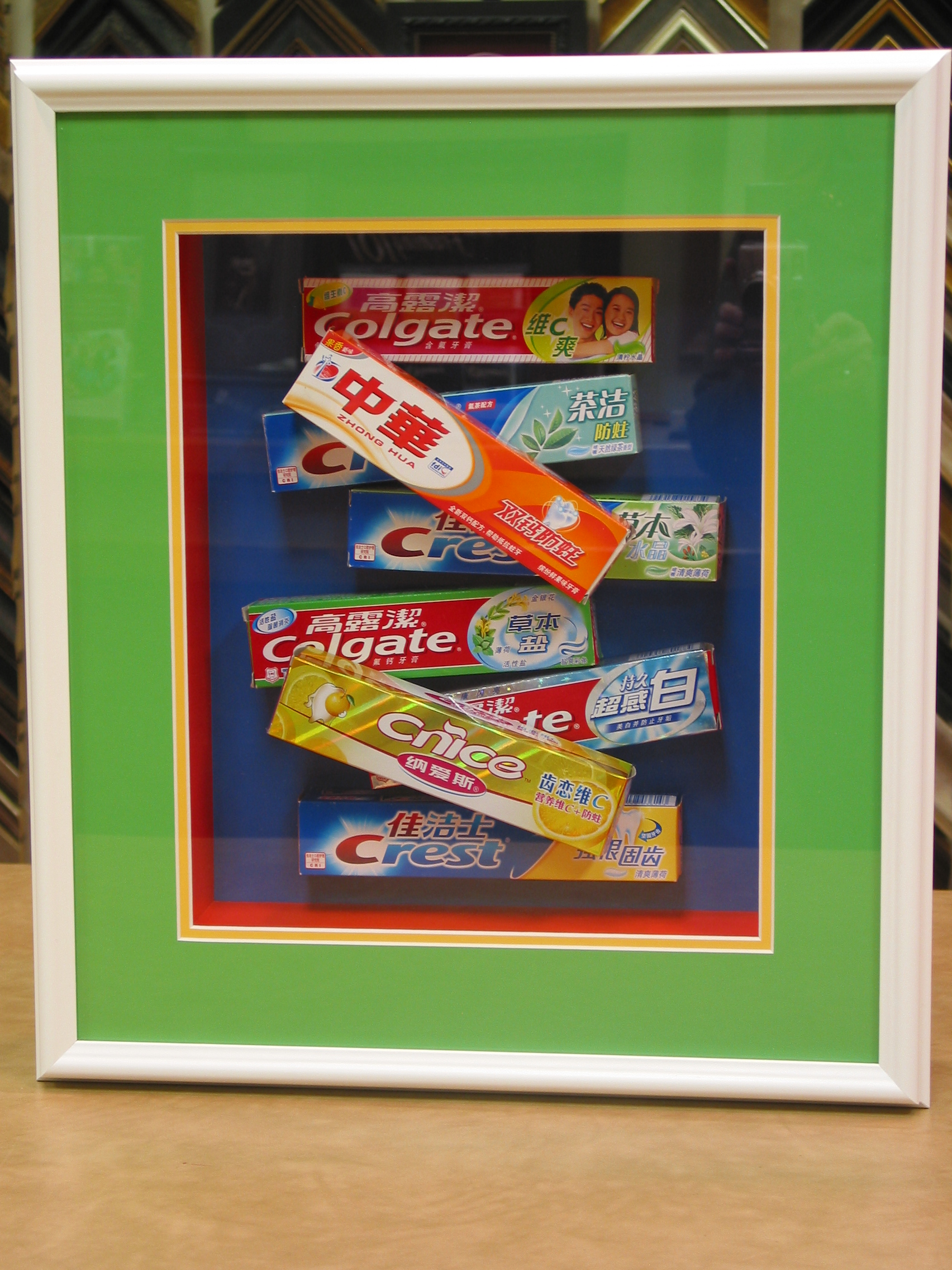 Toothpaste Shadowbox