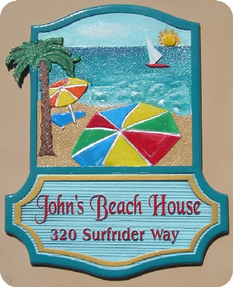M2138 - Small Carved Art Sign