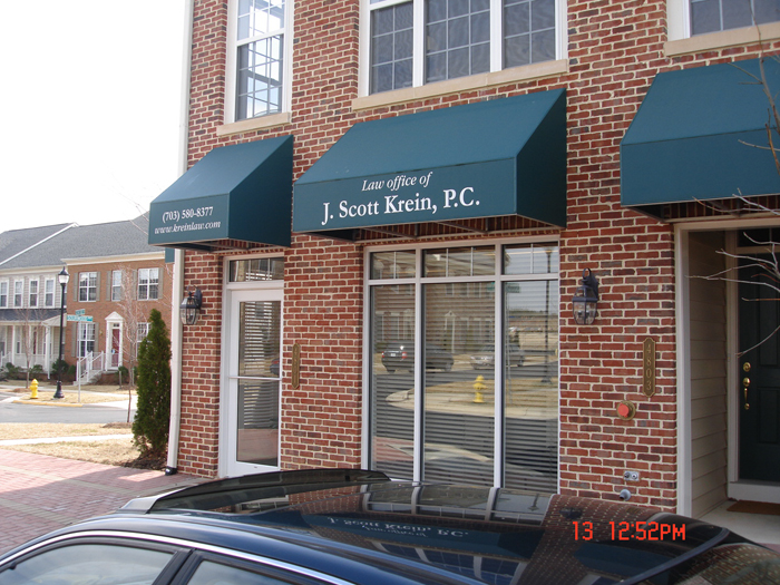 J. Scott Krein Storefront Sign