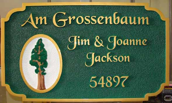M1281 - Welcome/Name/Address Plaque