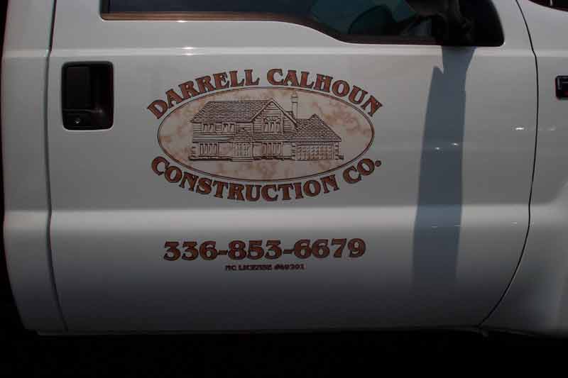 Truck Lettering Printed