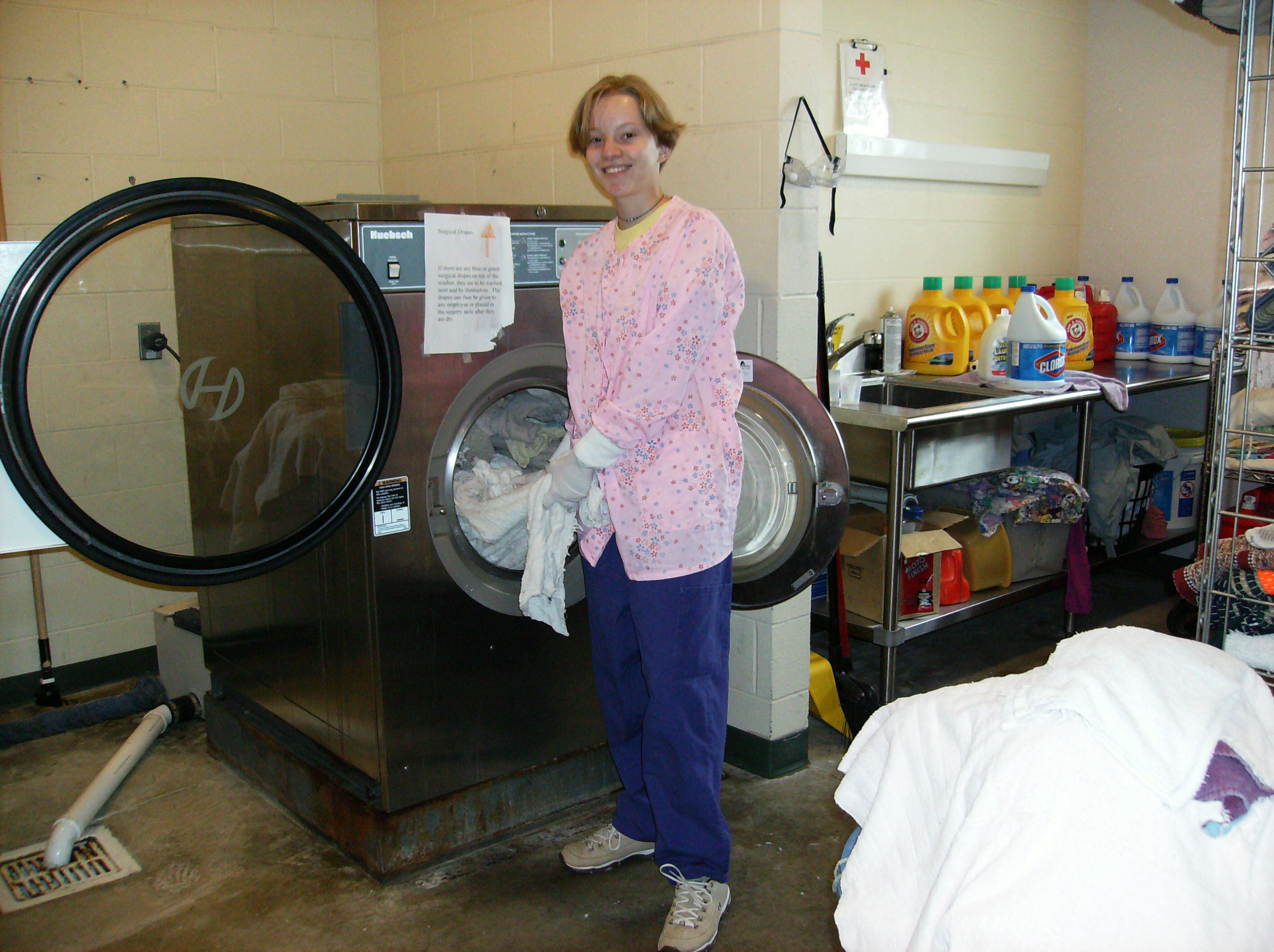 There's always laundry to be done!