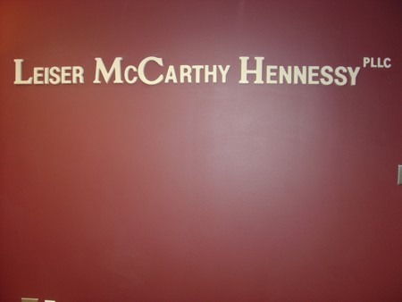 Interior Dimensional Formed Letters