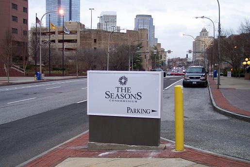 Backlit Box Sign - Ground Mount