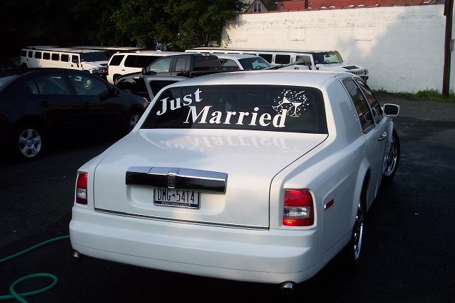 Rolls-Royce Phantom JUST MARRIED