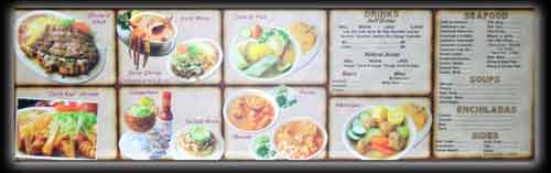 MENU BOARD