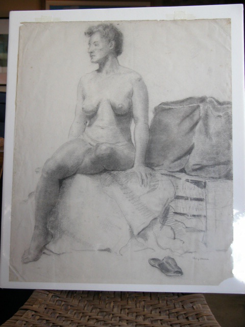 Seated Female Nude