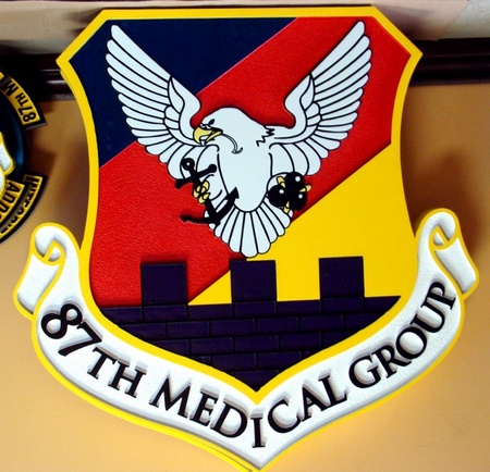 V31385 - Navy Medical Group Wall Plaque