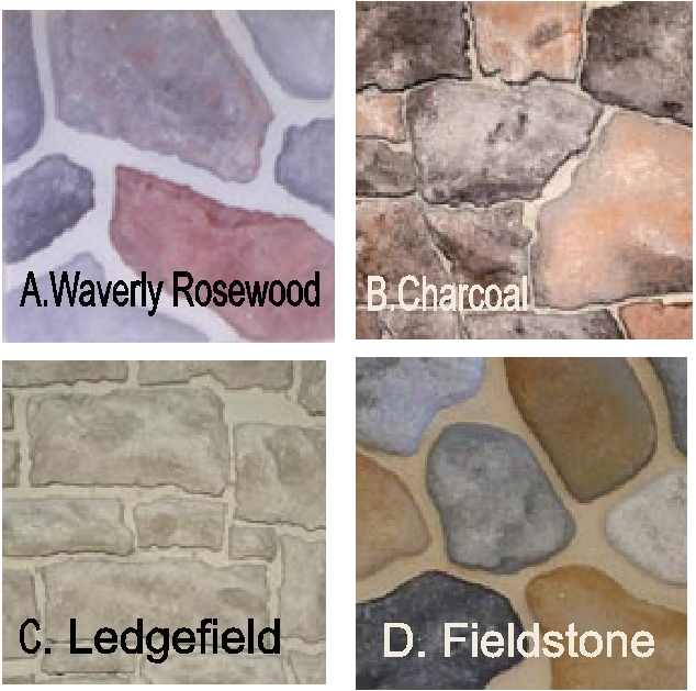 M6915 - Stone Patterns #5-#8 for Monument Signs
