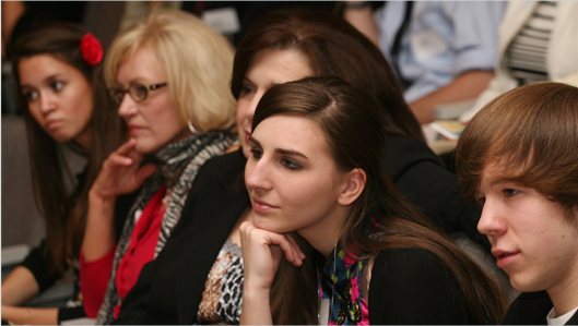 Students await their honors at the Alabama High School Literary Arts Awards. (Jamie Martin)