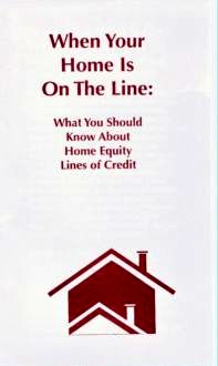 When your home is on the line book